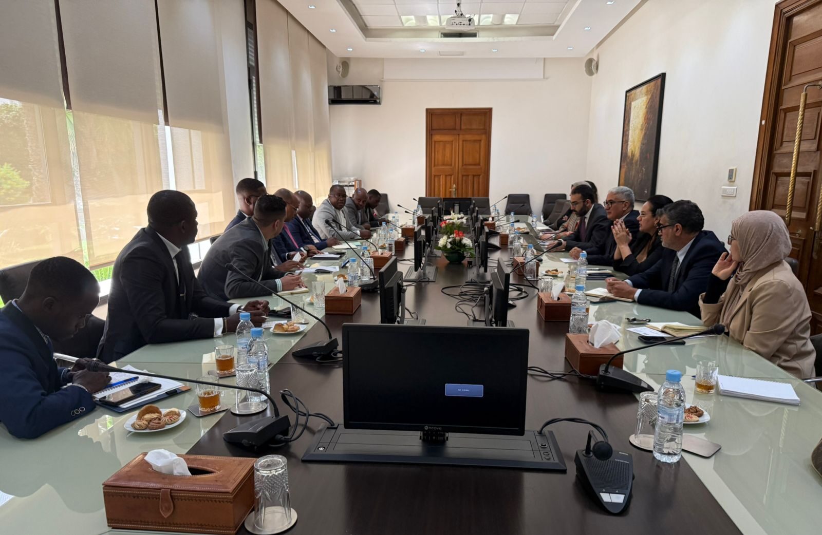 Rencontre avec une délégation africaine