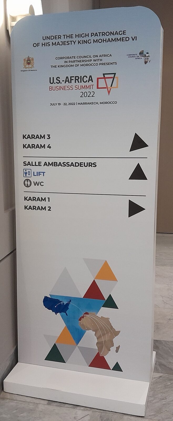 Signalétique des salles, U.S.-Africa Business Summit 2022